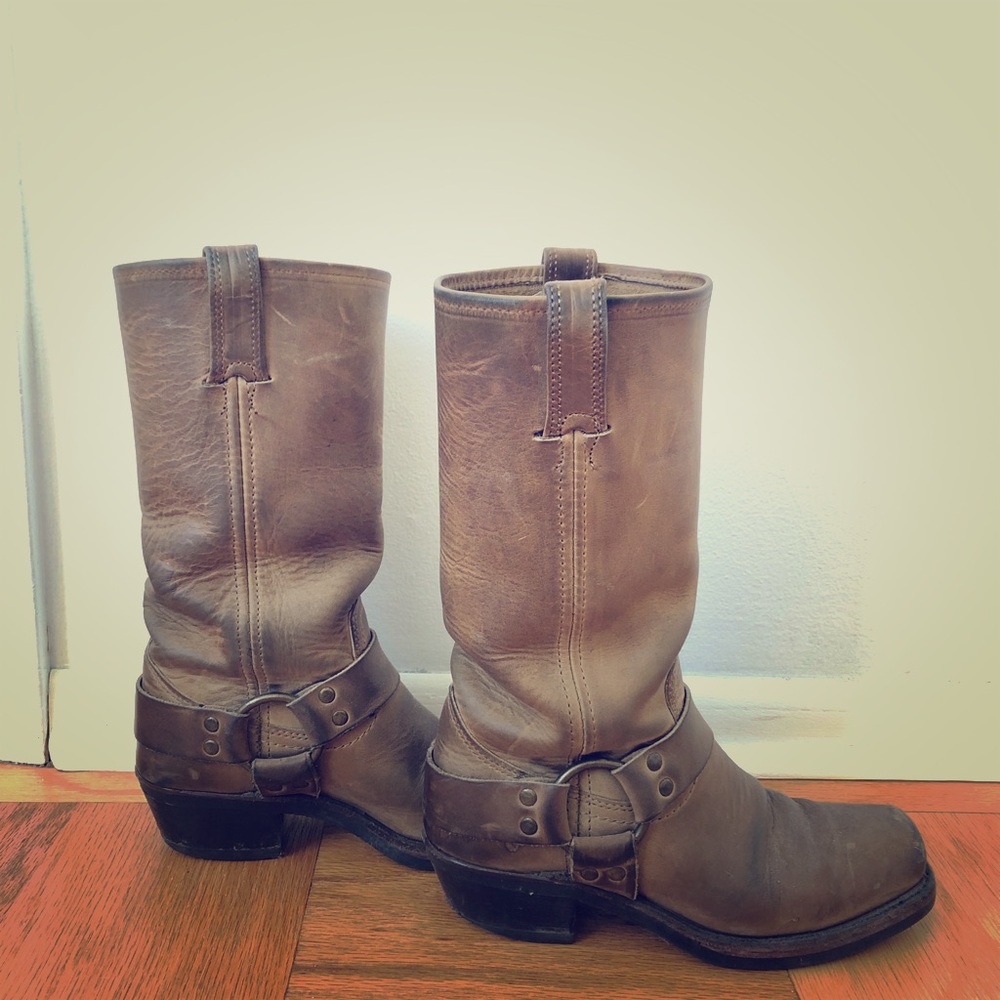 Frye Harness 12R Boots, sz 6